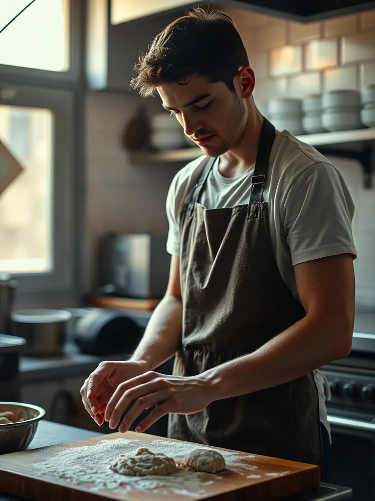 Retrato de Segundo nombre, cocina