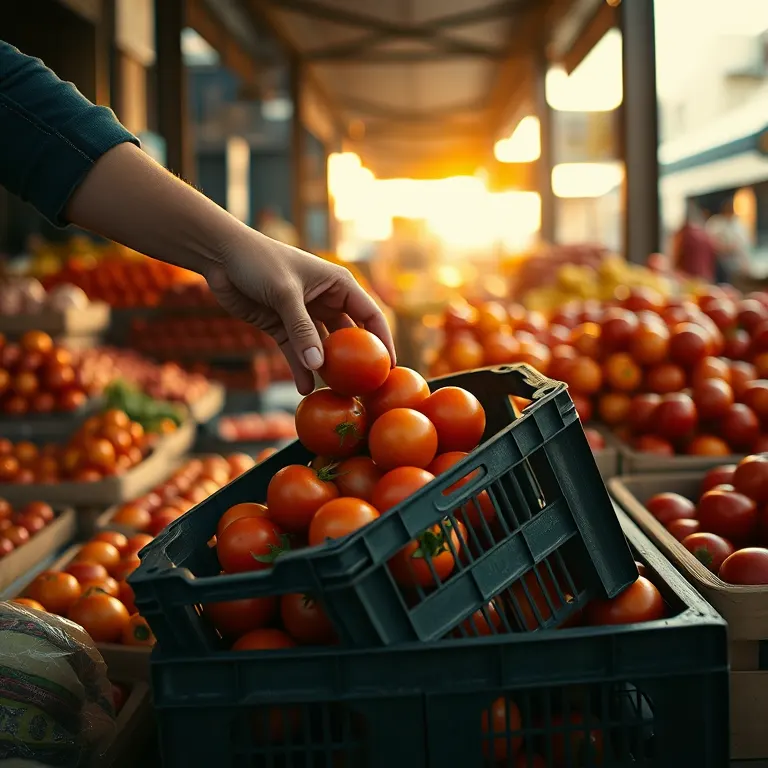 Martes, el mercado